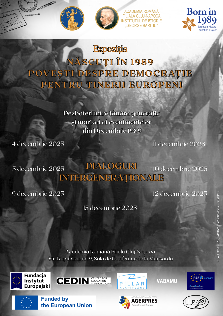 Născuți în 1989. Povești despre democrație pentru tinerii europeni. Expoziție și ateliere intergeneraționale